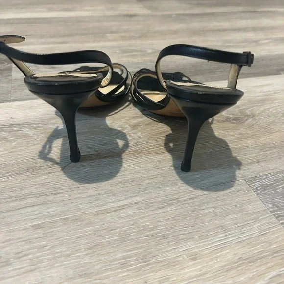 Jimmy Choo Black Stiletto Heels with Slingback Strap - Picture 3 of 8